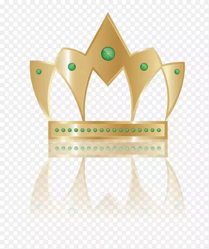 绿色奢华钻石黄冠