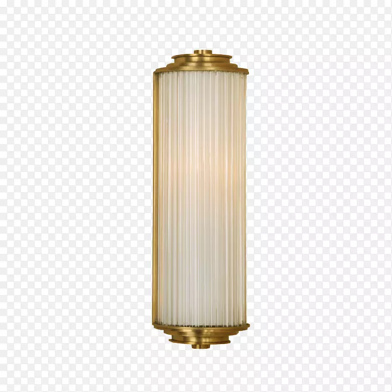中式玻璃灯罩长形全铜壁灯