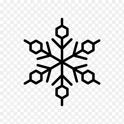 六角雪花符号图标