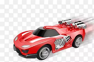 红色玩具小汽车