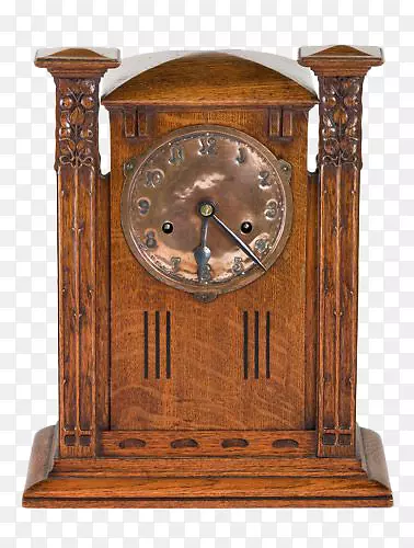 古代木头座钟