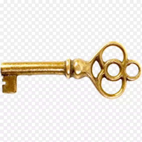 黄铜镂空锁匙