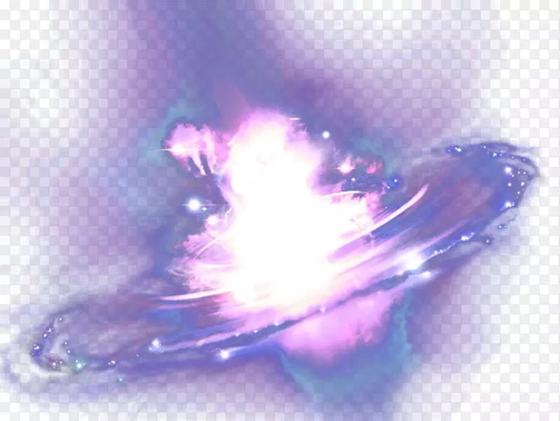 紫色星球装饰