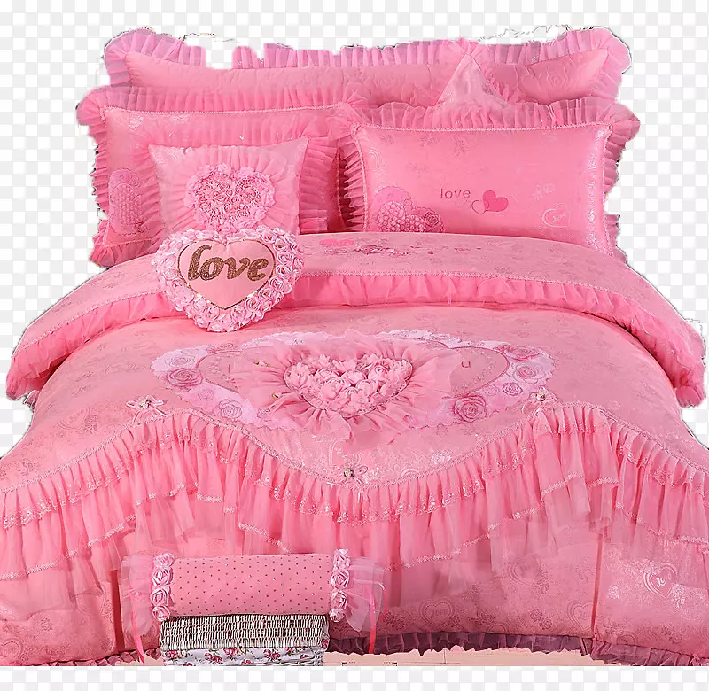 粉色床单