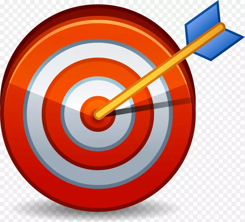 红色立体的剑靶心PNG图片素材下载_图片编号7463103-PNG素材网