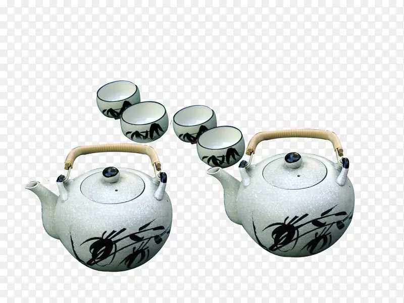 白瓷茶具