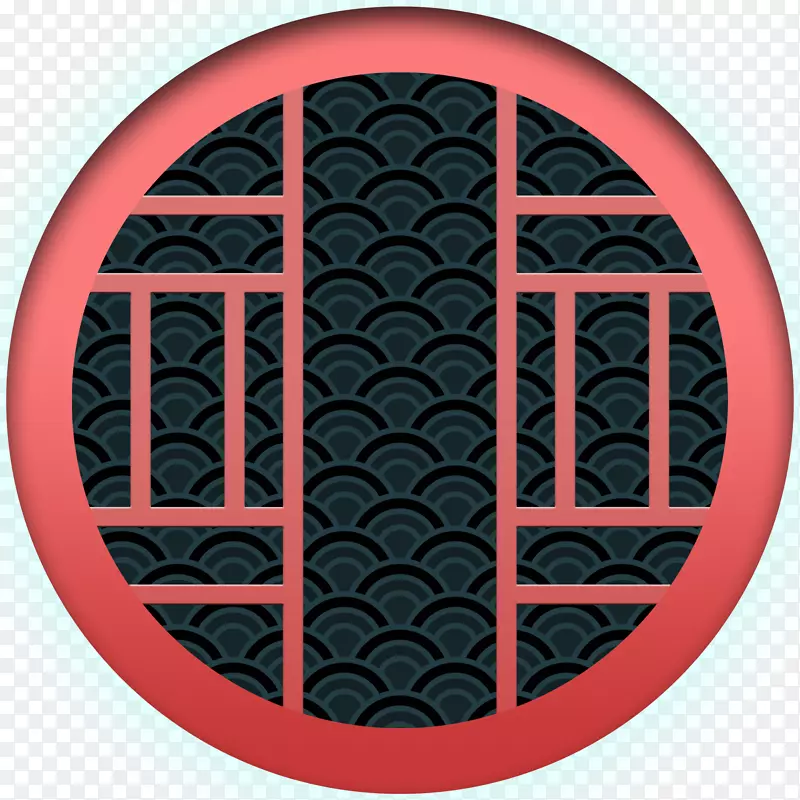 中国风装饰圆环素材