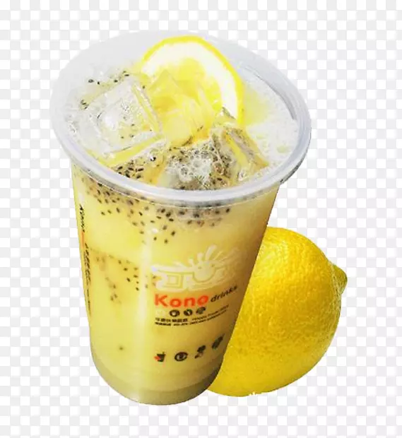 金桔柠檬冰激凌素材图片