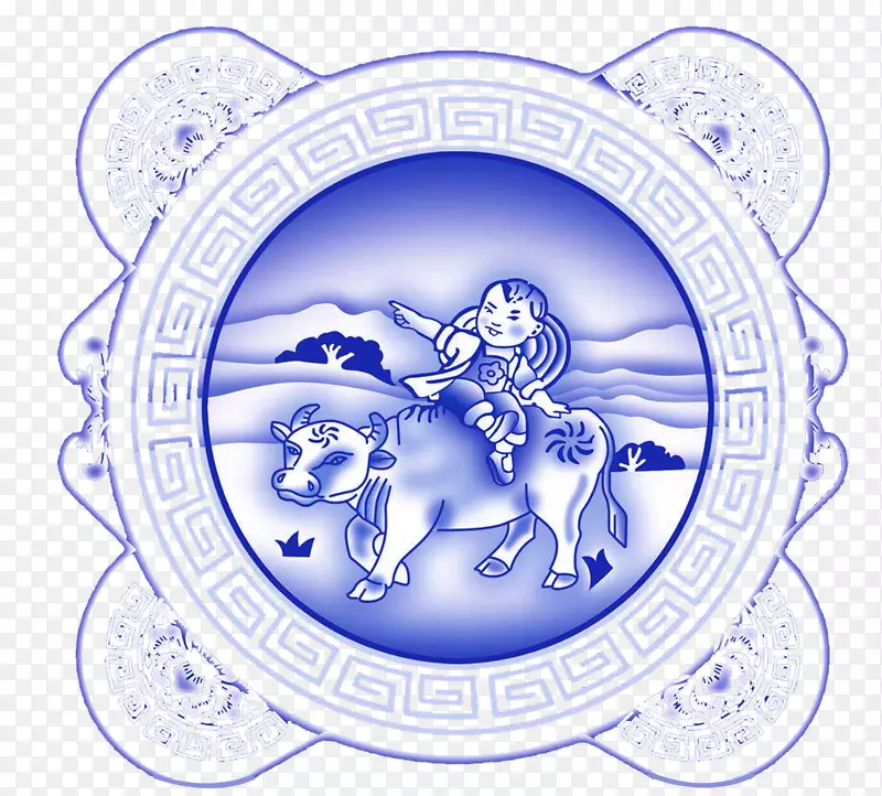 牧童遥指杏花村图