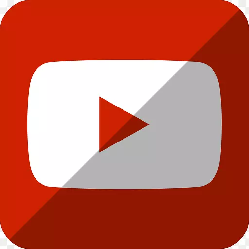 YouTube社会阴影圆角矩形