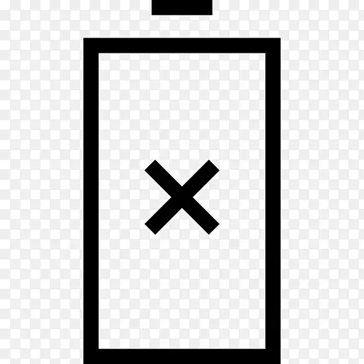 电池工具十字标志图标