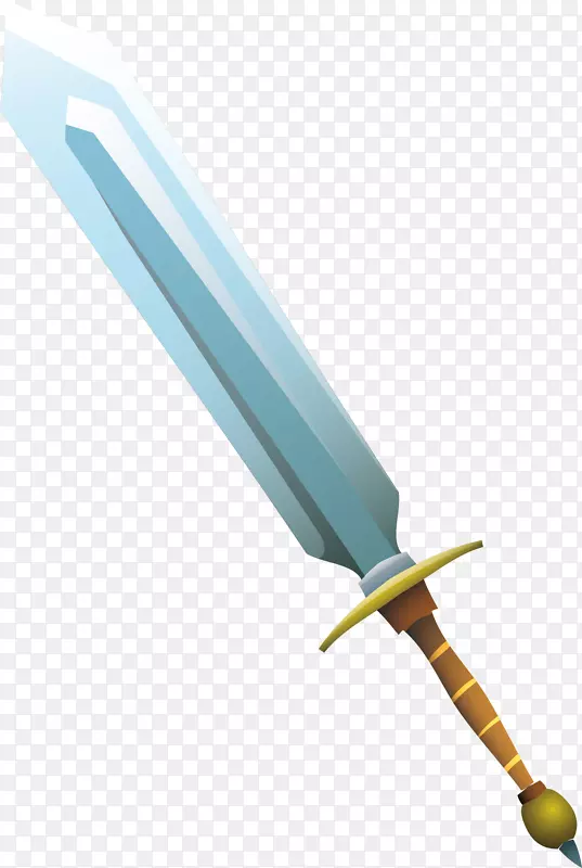 游戏用蓝色长剑