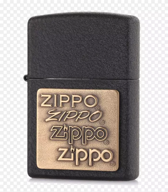 ZIPPO打火机英文金属磨砂