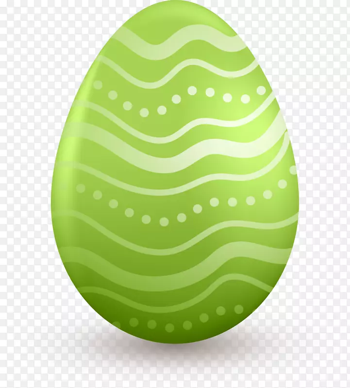 复活节绿色条纹彩蛋