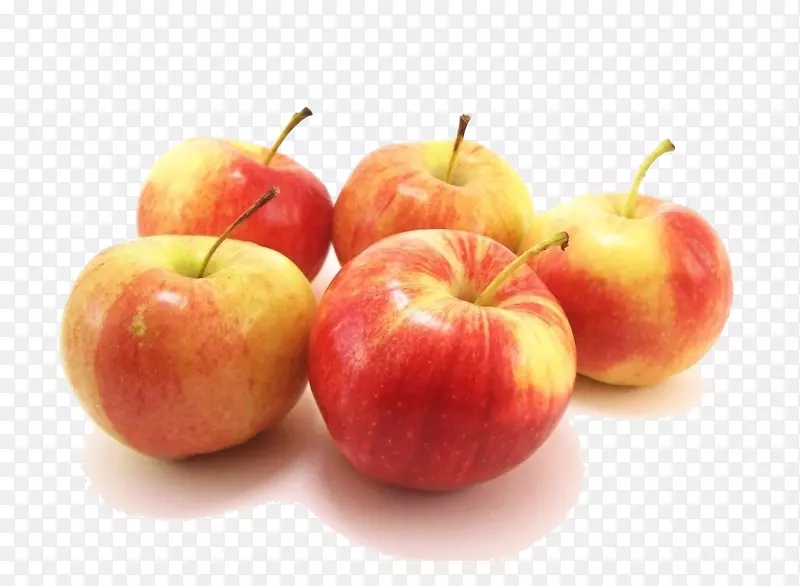 五个红苹果