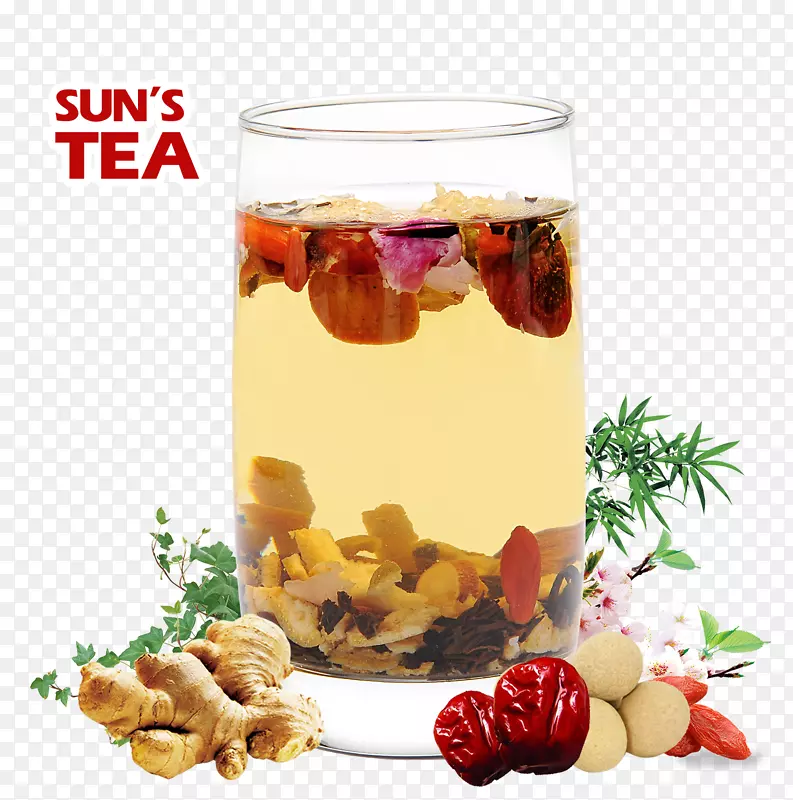 中国风冬季暖茶饮品海报传单