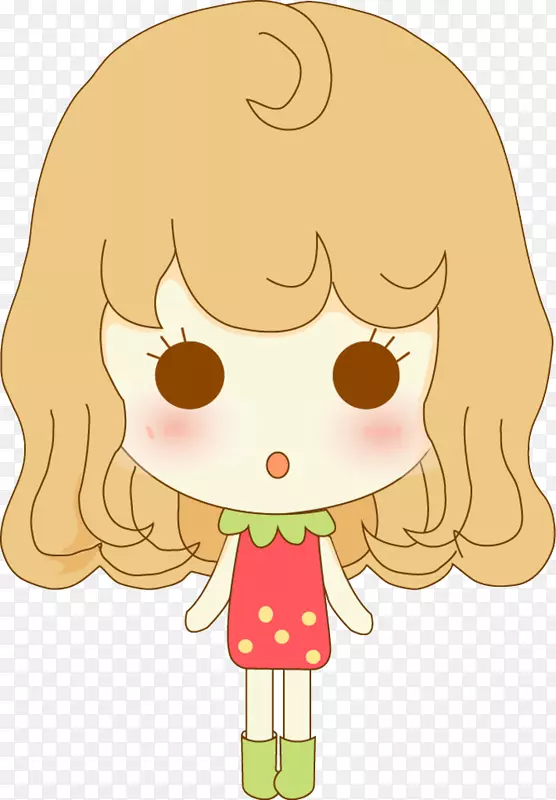 可爱的女孩