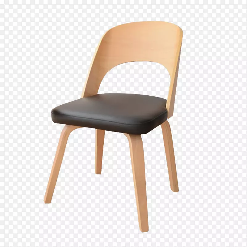 现代简约皮坐垫椅子