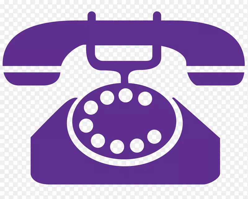紫色电话机