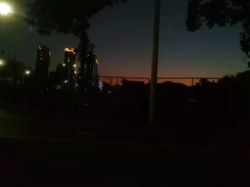 城市里的夜晚景色