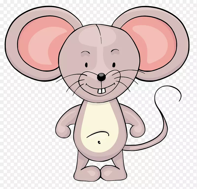 可爱的小老鼠卡通图