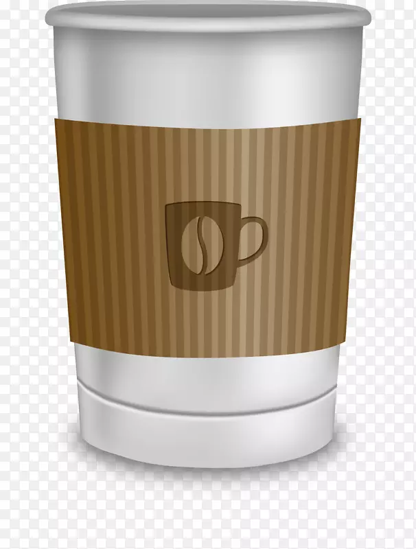 咖啡饮料杯子矢量图
