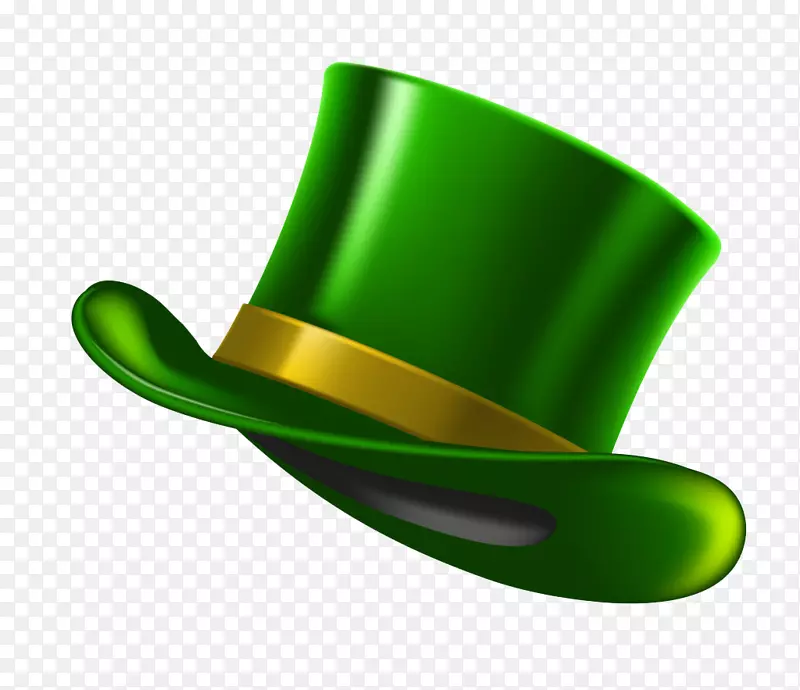 绿色的帽子免扣png素材