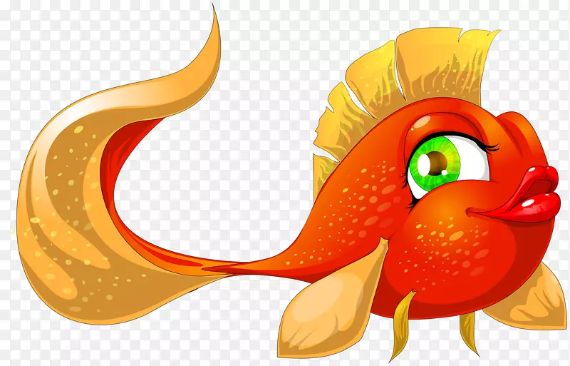 美丽的海洋生物大红鱼