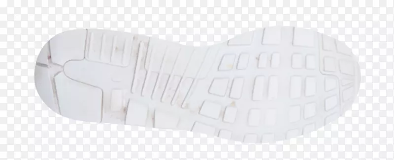 白色柔软的耐磨防滑橡胶鞋底实物