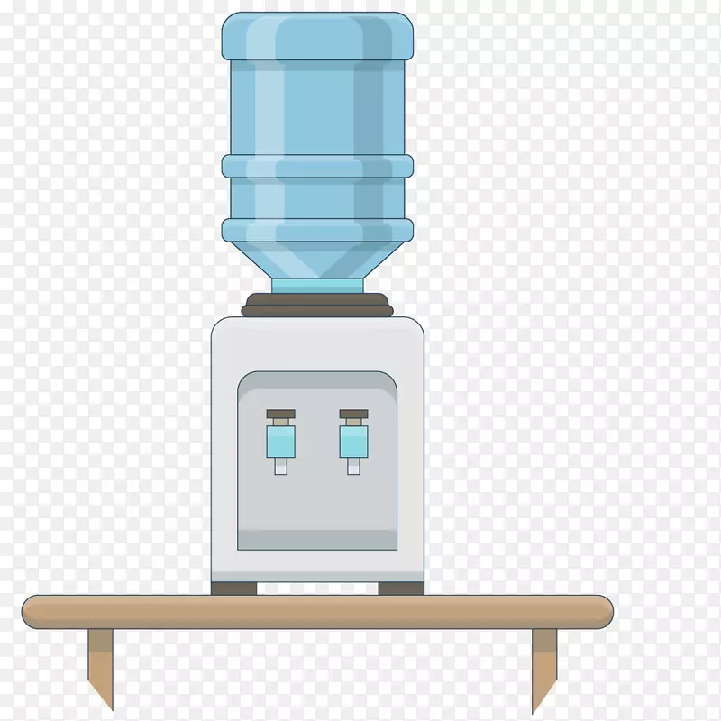 饮水机和矿泉水实物图