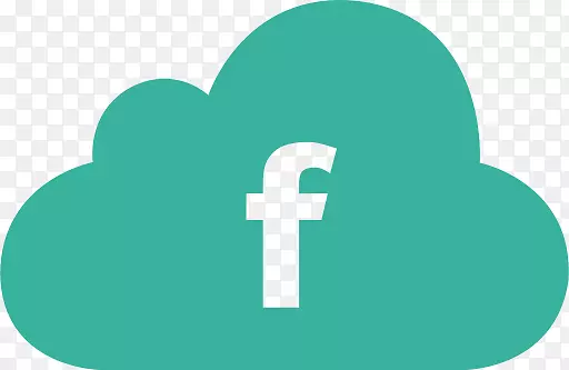 书签书签云脸谱网社会绿色云图标