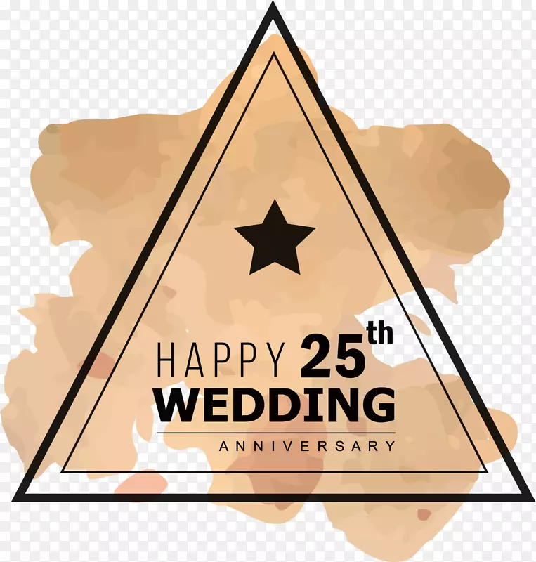 三角婚礼纪念日标签