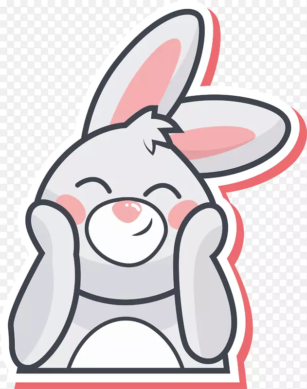 甜美可爱的兔子
