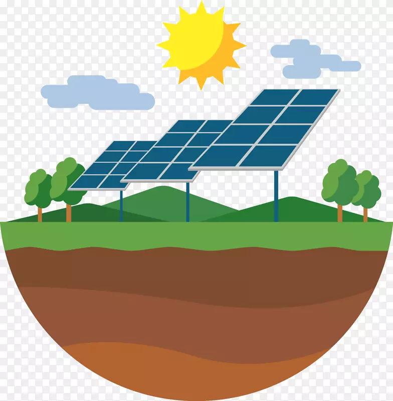太阳能环保生态图标