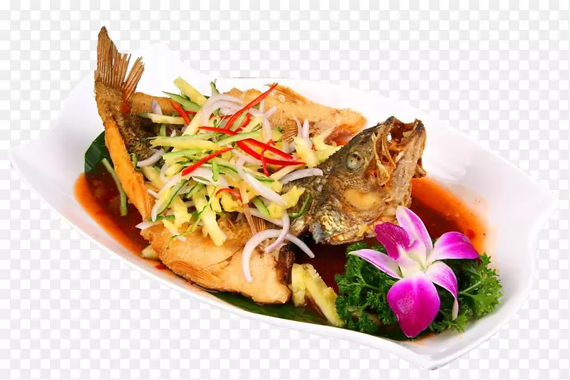 泰式美味美食海鲜酸辣鱼