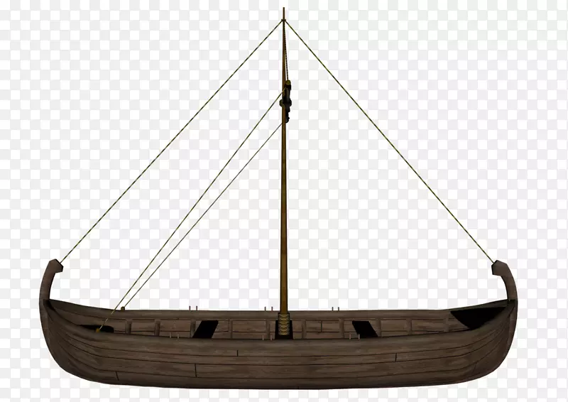 木制小船PNG素材