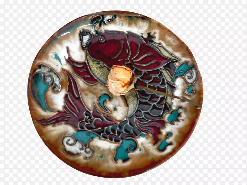 彩绘陶瓷碗筷