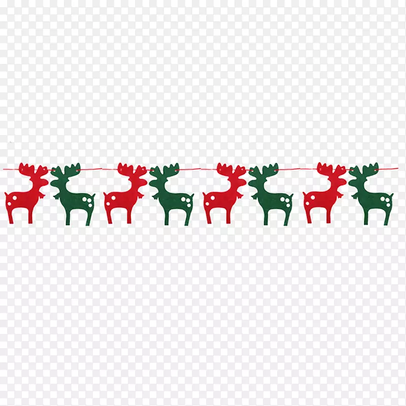 圣诞小鹿串