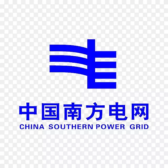 蓝色中国南方电网logo标志