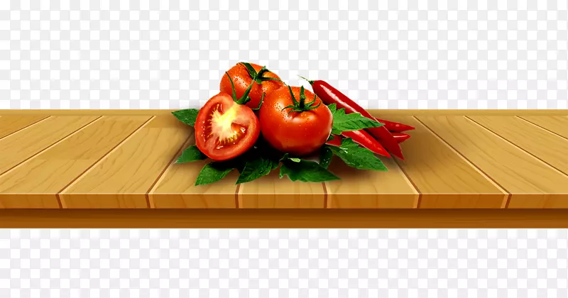 番茄辣椒木板