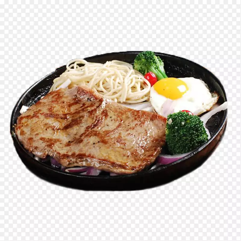 主食黑椒牛扒面