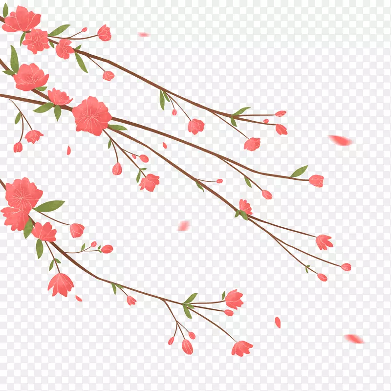清新手绘花素材10