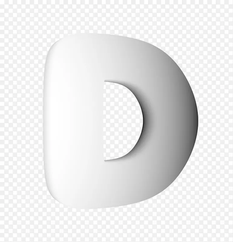白色立体字母DPNG图片素材下载_图片编号7507078-PNG素材网