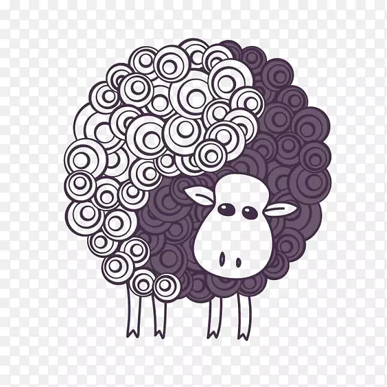 卡通绵羊