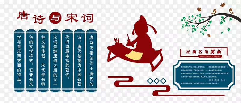 唐诗宋词PNG图片素材下载_图片编号7508083-PNG素材网