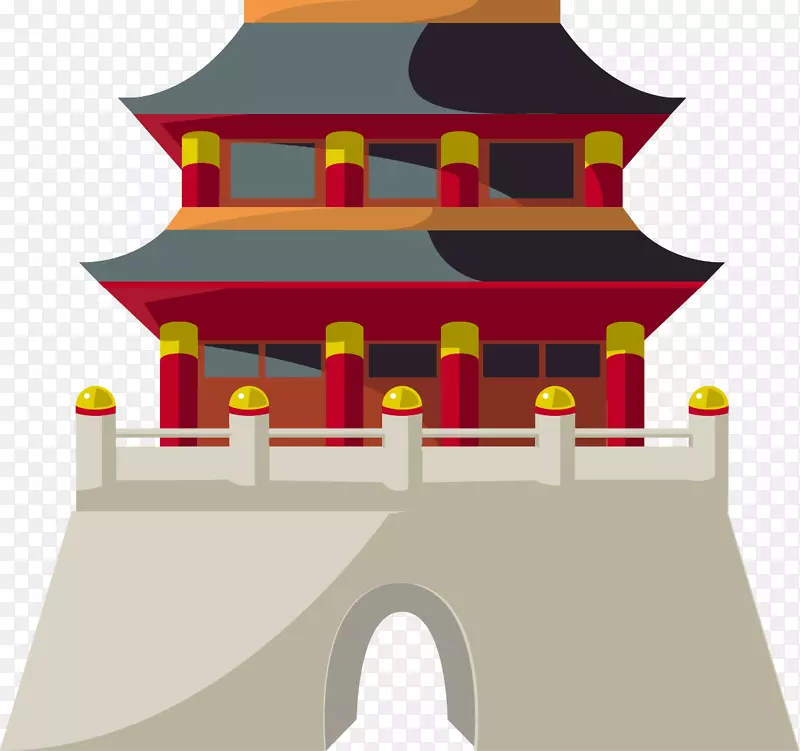 中国式建筑古城楼