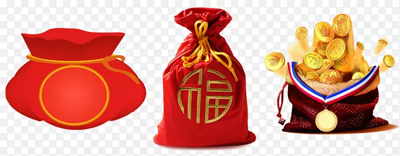 春节传统福袋财富图片