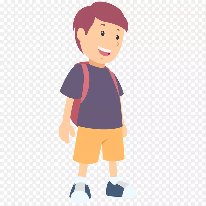 背书包的男生