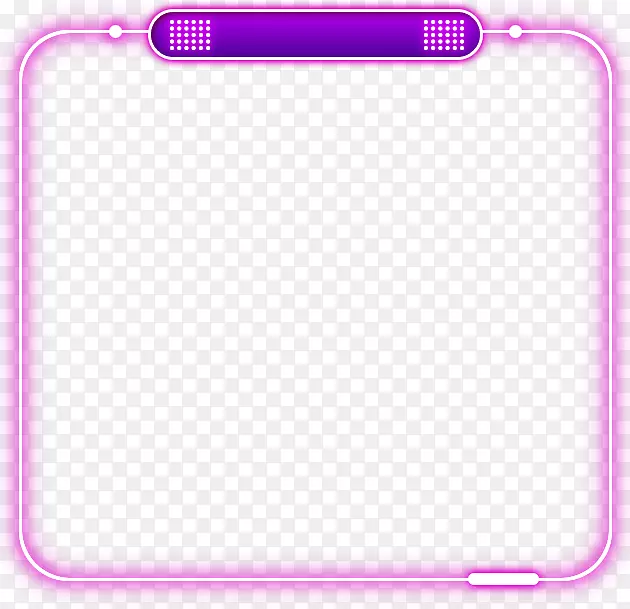 紫色发光电商边框装饰