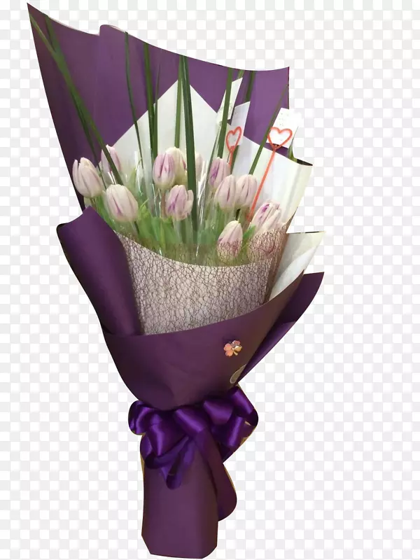浅紫色郁金香